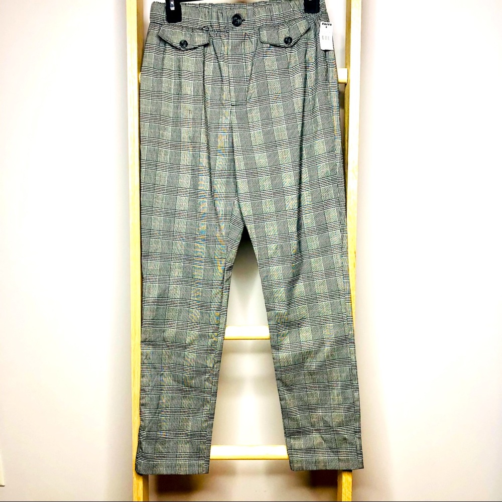 NWT Sky And Sparrow Sz: Small Plaid Trouser Pants